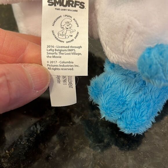 SMURF SCHLUMPF PLUSH PITUFO SMURF IPUFFI SCHTROUMPF BELGIUM PEYO TOY - Picture 6 of 7
